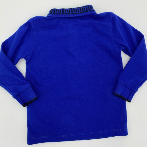 Authentic Baby Boy Versace Blue Polo Size 2Y - Picture 4 of 5